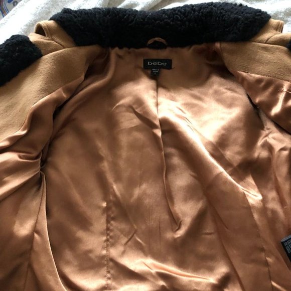 BEBE Wool Cropped Moto Jacket (Vintage) - Picture 6 of 7